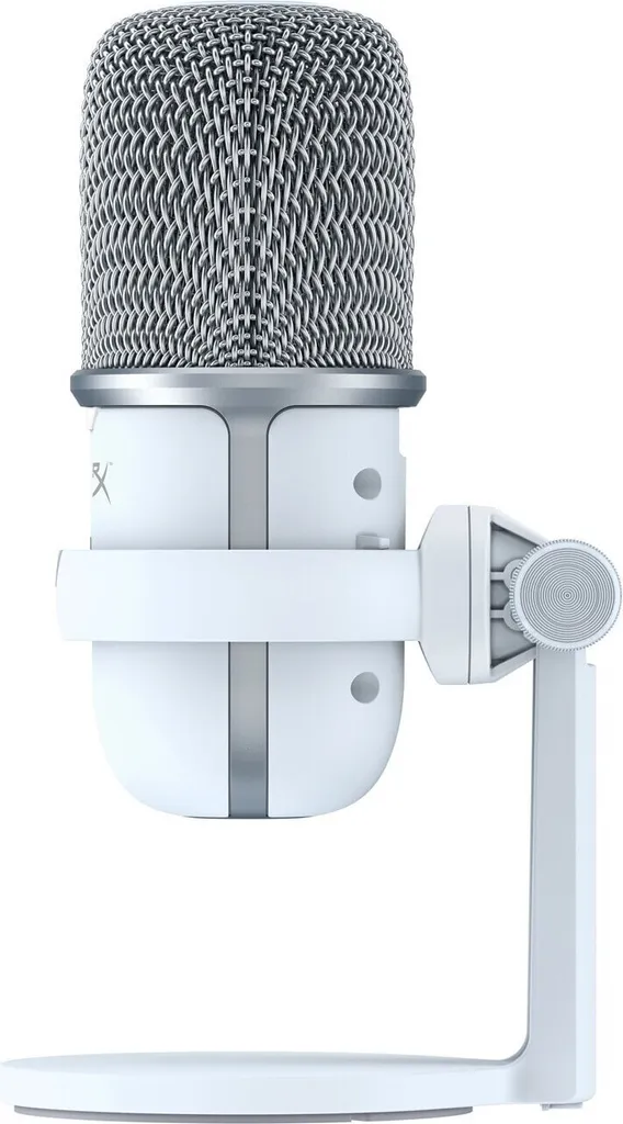 Microphone USB sans Bruit de Fond HyperX SoloCast Blanc PC Mac - 3