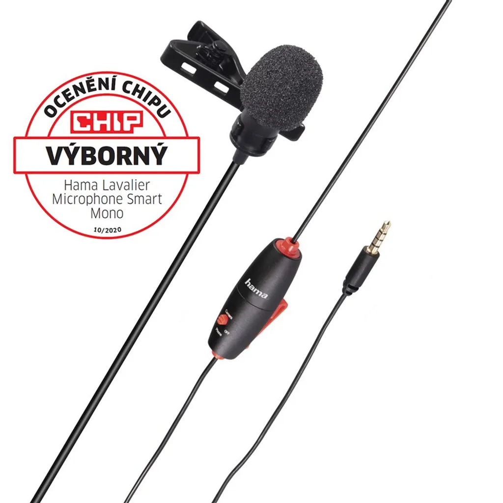 Microphone pour Vlogging Smartphone Hama - Micro Cravate Interview