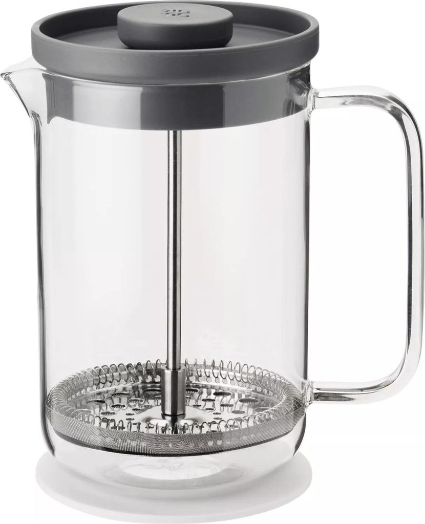 RIG-TIG BREW-IT, jarra prensafiltro, 0,8 litros - gris/gris Imagen del producto 