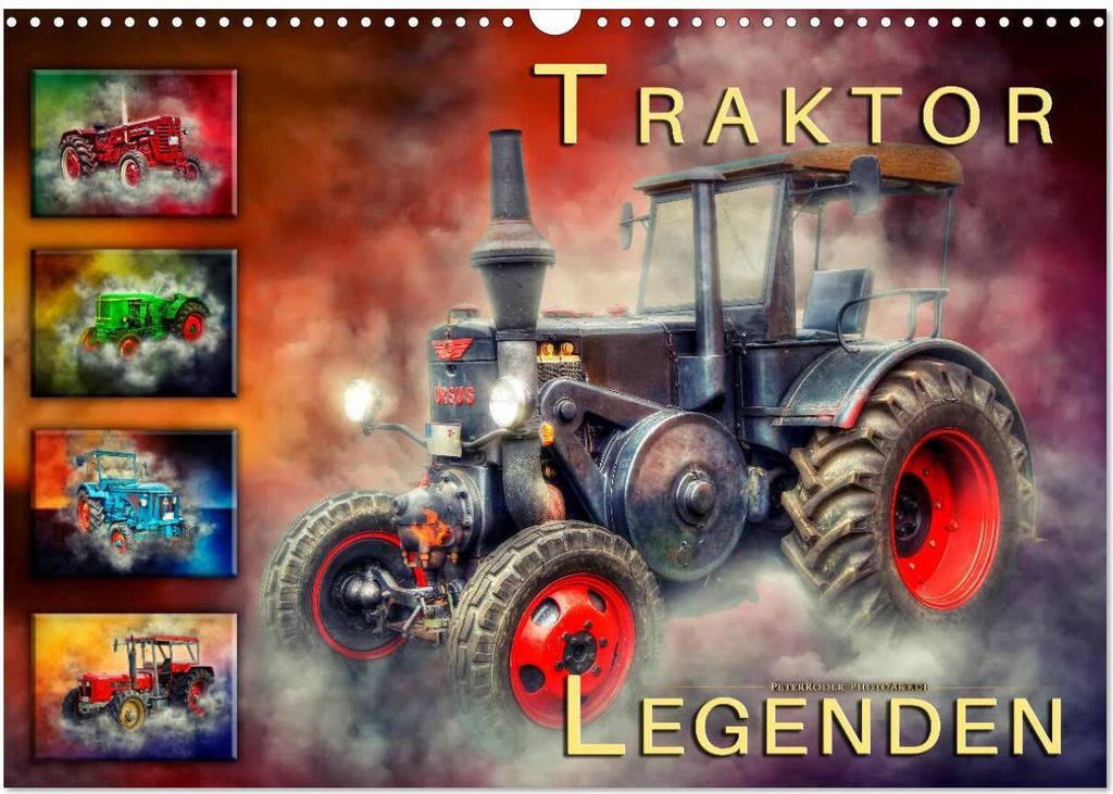 Traktor Legenden (Wandkalender 2026 DIN A3 quer), CALVENDO Monatskalender