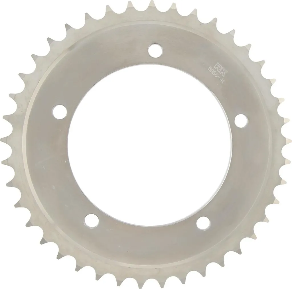 Pignon de chaîne RK 5066 525 en acier argent 45 dents pour moto