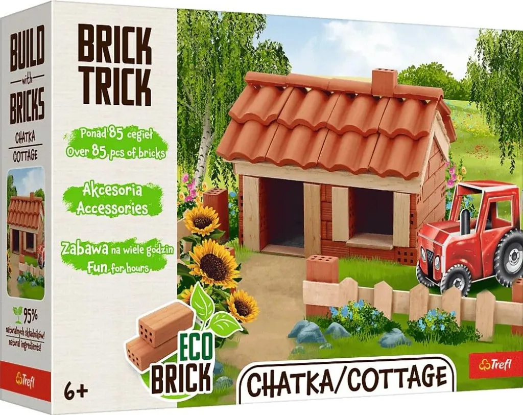 Cottage M Truc de la Brique Trefl - Kit de Construction Écolo en Argile