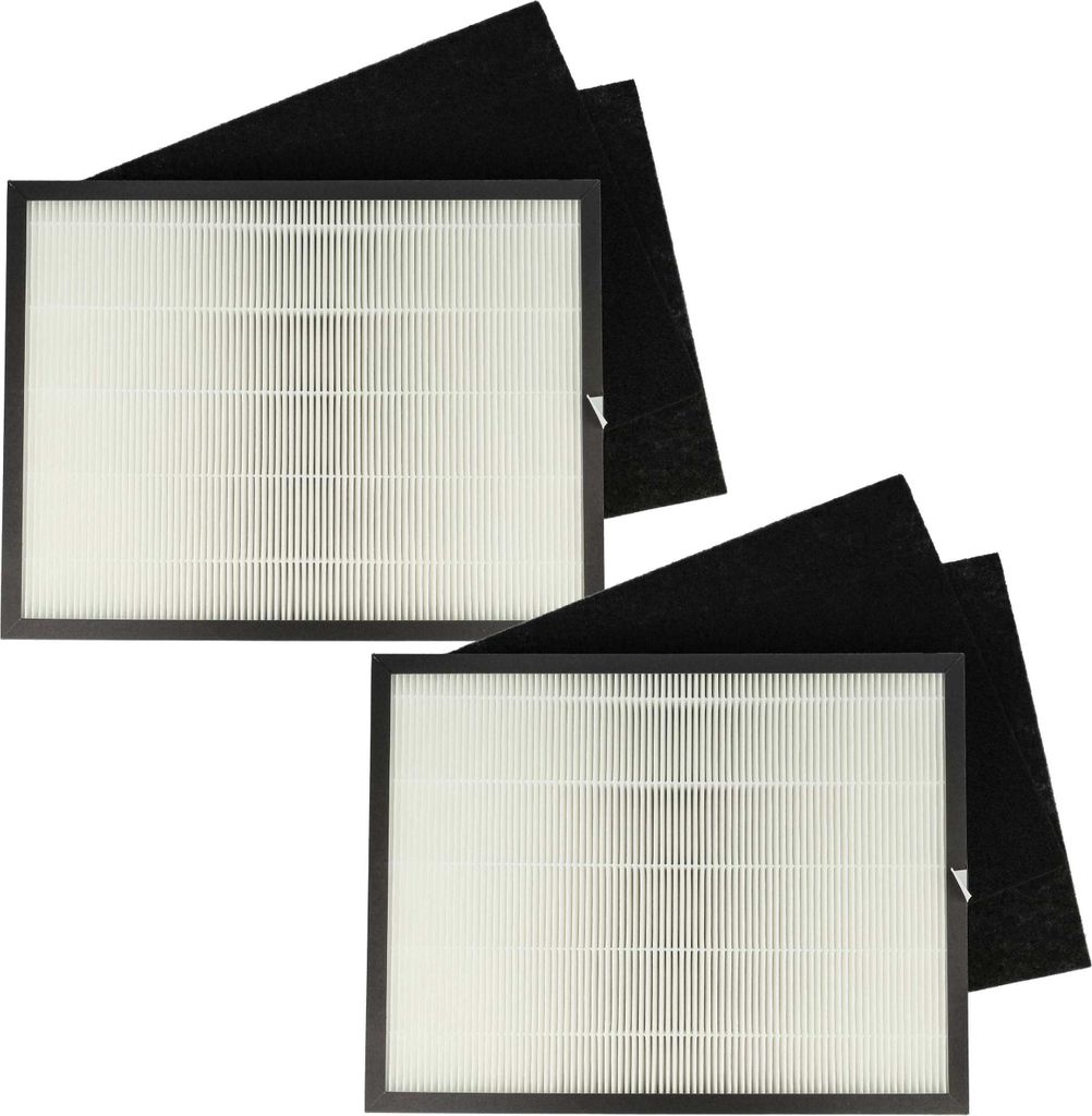 vhbw 6-teiliges Filter-Set kompatibel mit Rowenta Intense Pure Air PU2120 Luftreiniger - HEPA-Filter, Aktivkohlefilter