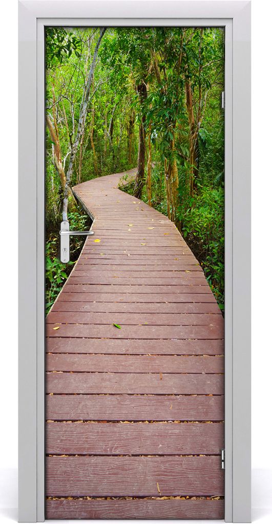 Tulup Türaufkleber 75x205 cm Dekorative Aufkleber Selbstklebend Wasserdichte Tapete Abnehmbar Schlafzimmer Wohnzimmer Wohnkultur - Weg in den Dsch...