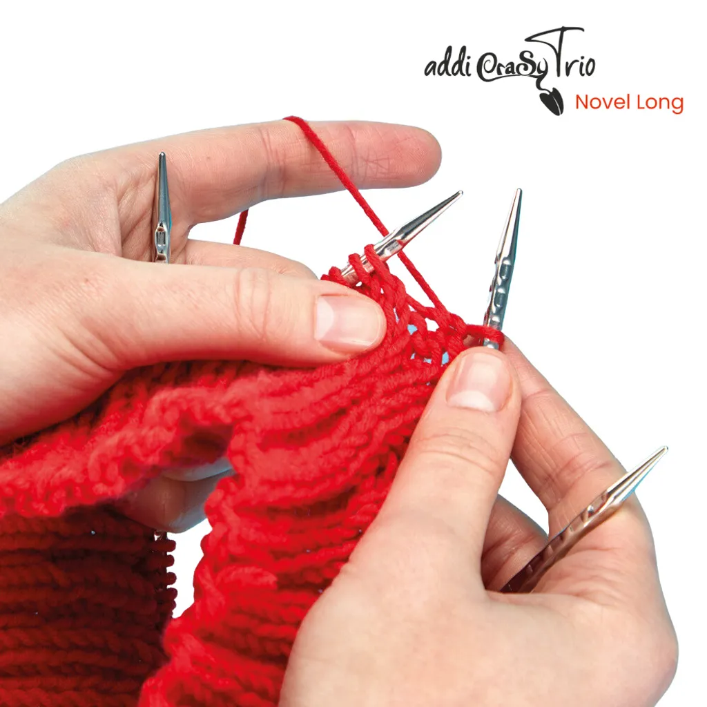 Addi 770-2 Aiguille à chaussettes 30 cm 4 mm pour tricot circulaire