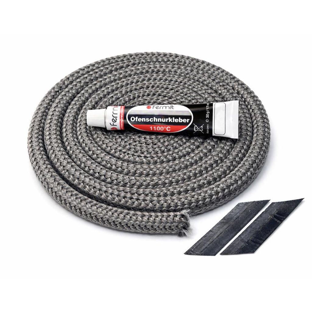 Türdichtung Set für Hark 57 Kaminofen - 2m, Ø 10mm Produktbild 