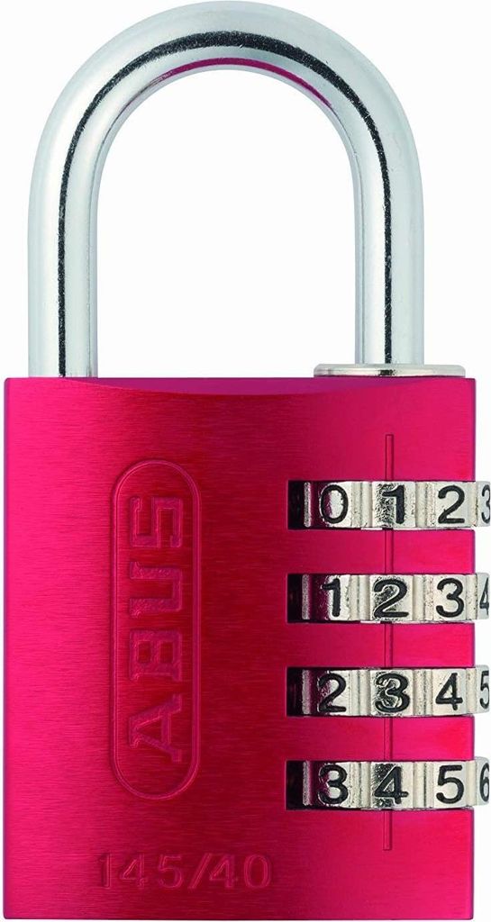 Lucchetto a combinazione 145-40 mm rosso Immagine del prodotto 