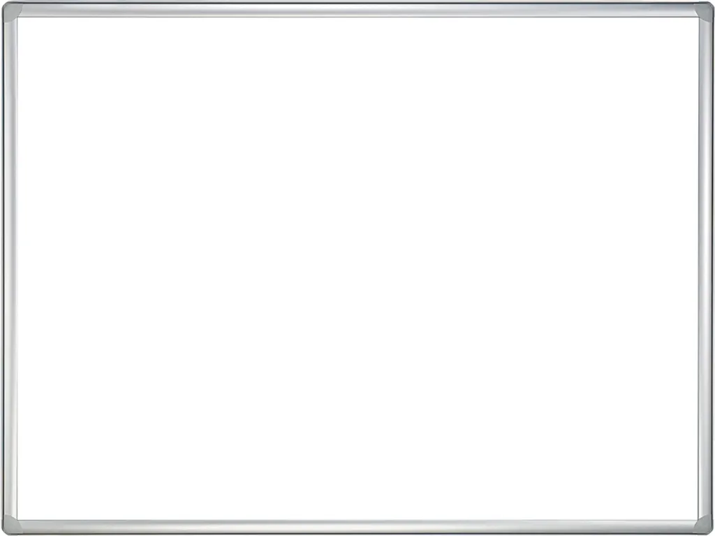 Tableau blanc effaçable à sec sans traces 1000x750 mm haut de gamme