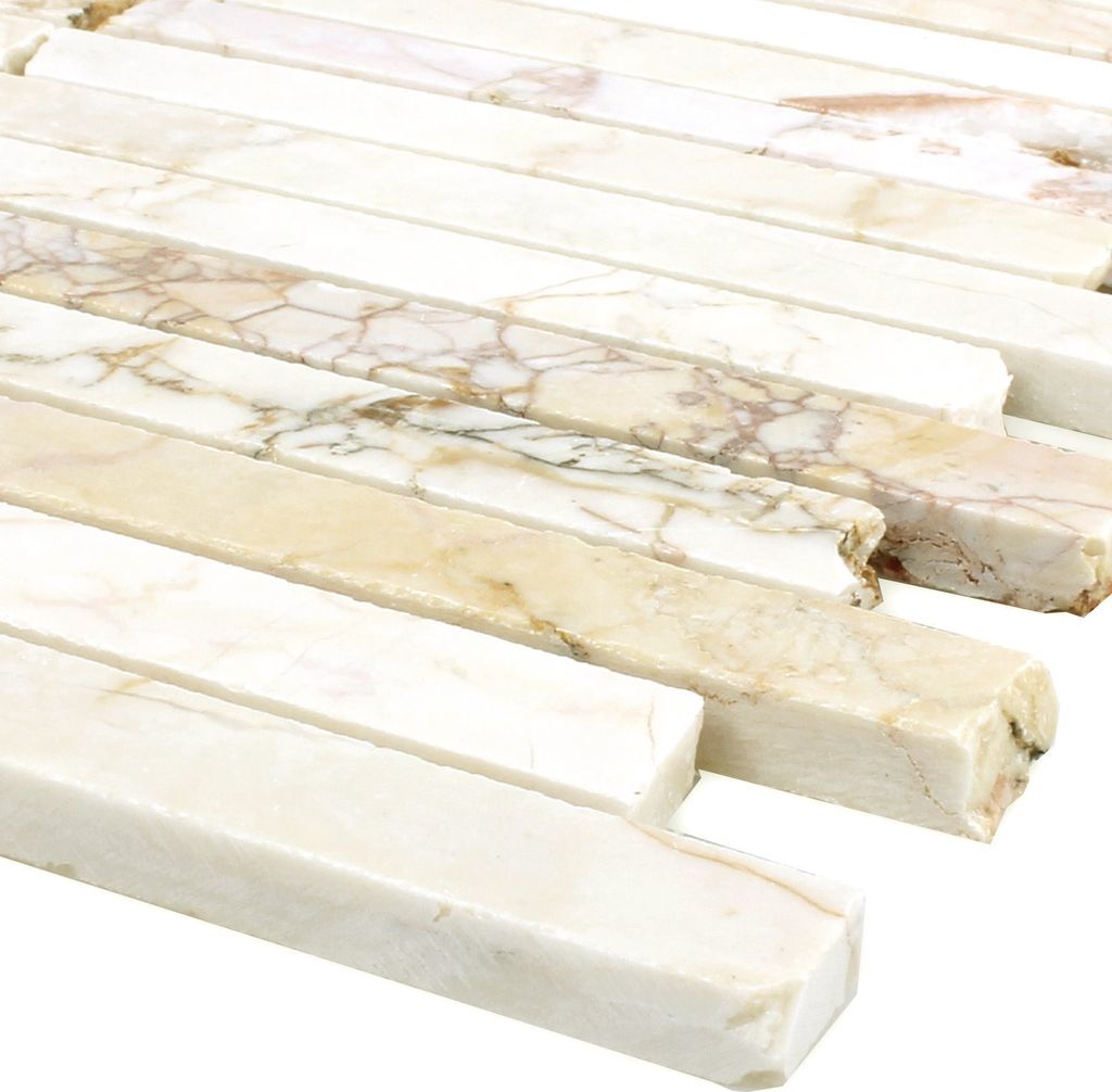 Muster Naturstein Marmor Mosaik Fliesen Pulpis Golden Cream Poliert Brick