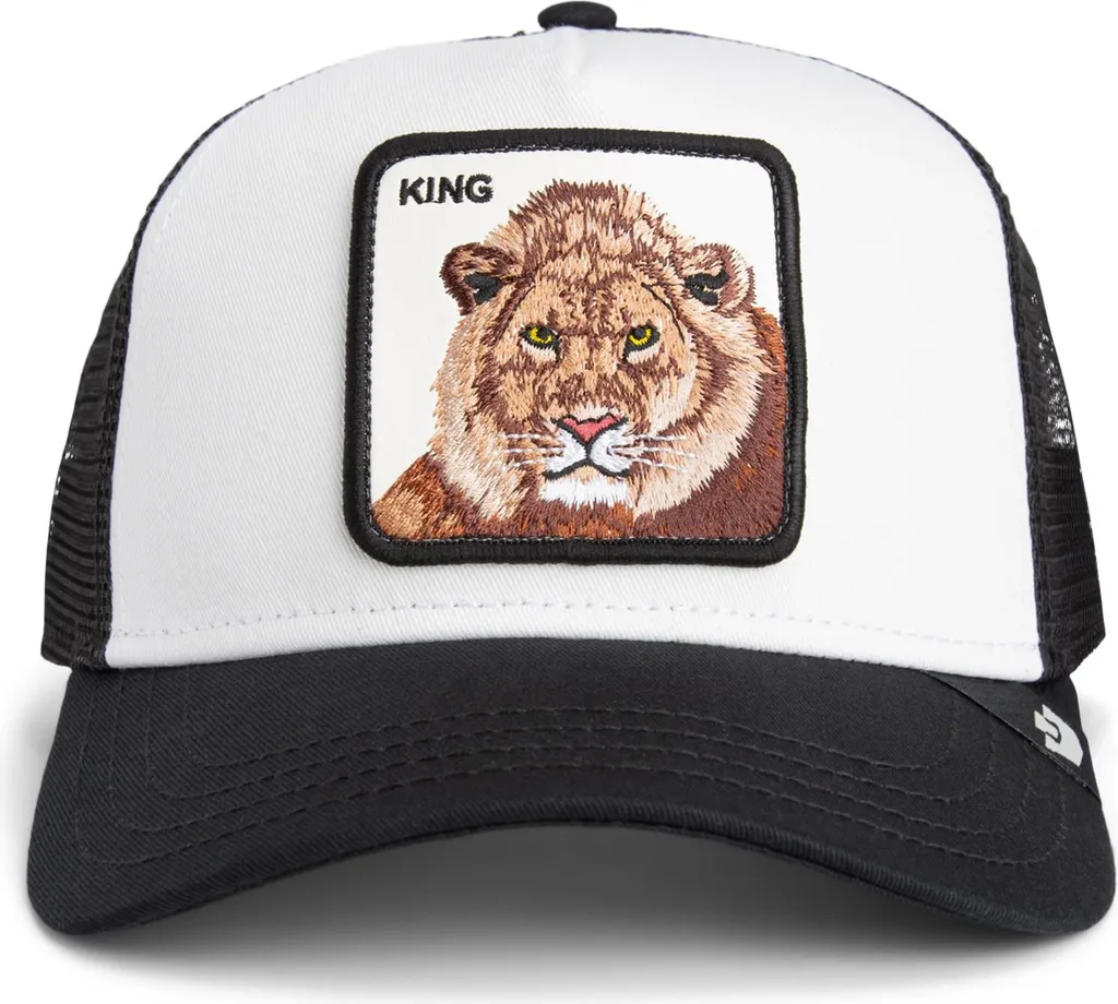 Goorin Bros. King Trucker Hat Bianco Nero - Resistente e Traspirante