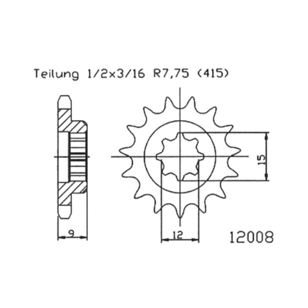 Esjot Ritzel 415 11Z Standard