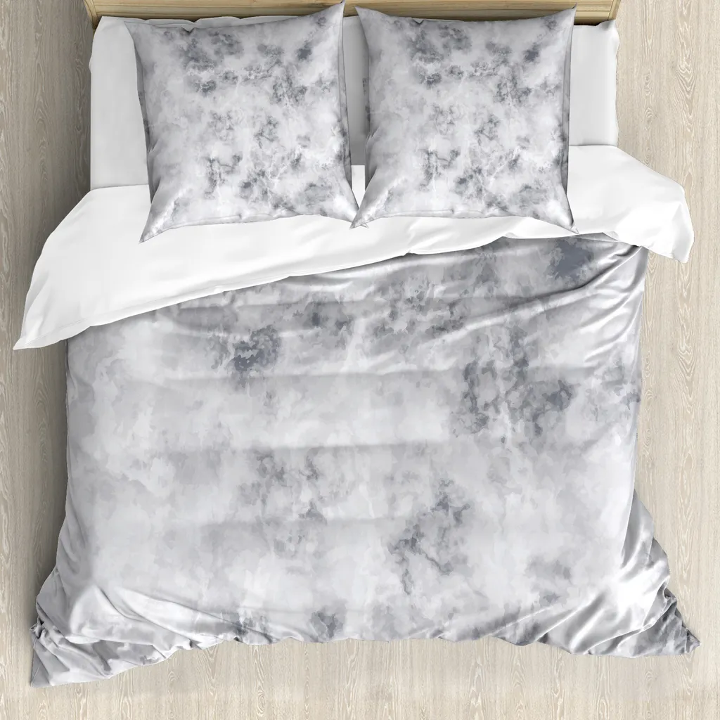 Copripiumino Marmo ABAKUHAUS 155x220: Comfort Antiacaro Grigio Polvere
