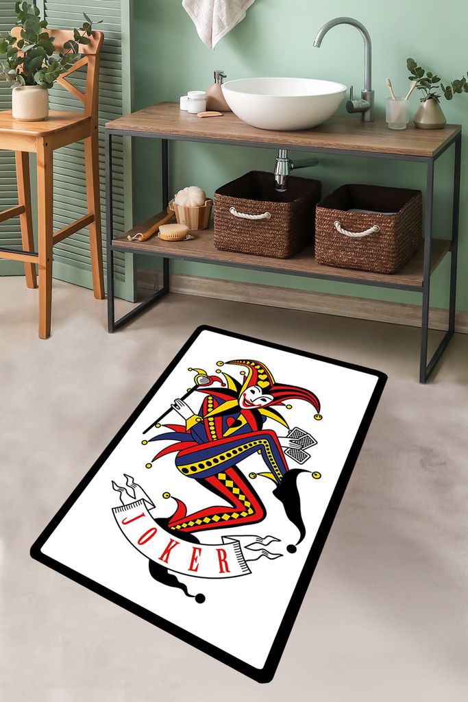 Mijolnir, Joker, Badematte, Mehrfarbig, 100% POLYESTER, 70 x 120 cm