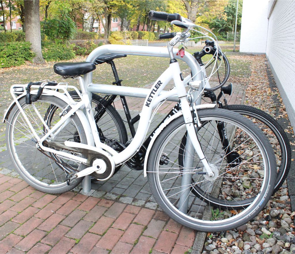 Fahrradanlehnbügel 78 x 115 cm Stahl feuerverzinkt Ø 60 mm Produktbild 6