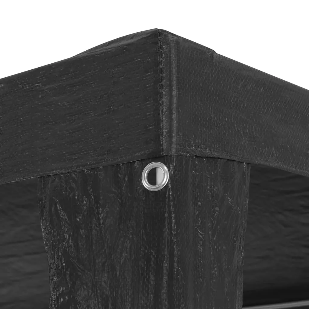 The Living Store Tendone Feste 3x6 m Antracite PE Impermeabile - 4