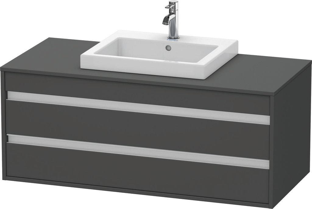 Duravit Waschtischunterbau KETHO 550 x 1200 x 496 mm graphit matt