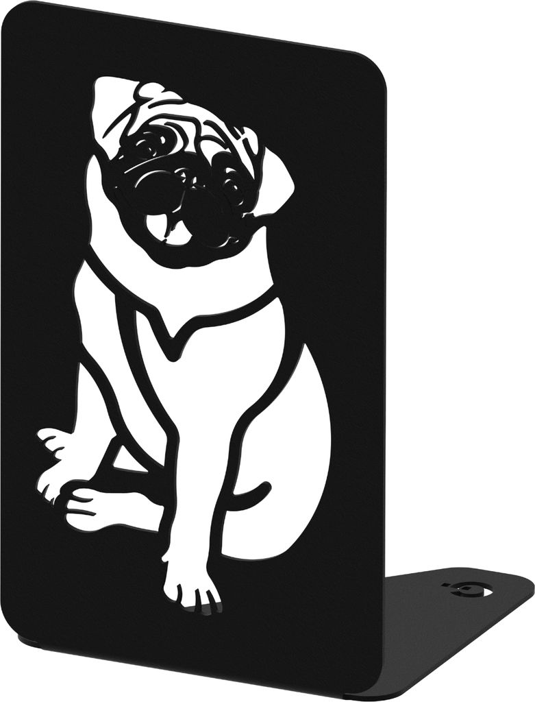 AD12-Stütze, MOPS, schwarz strukturiert