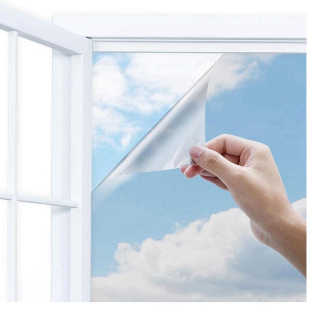 Spiegelfolie Fensterfolie von innen durchsichtig von aussen Blickdicht