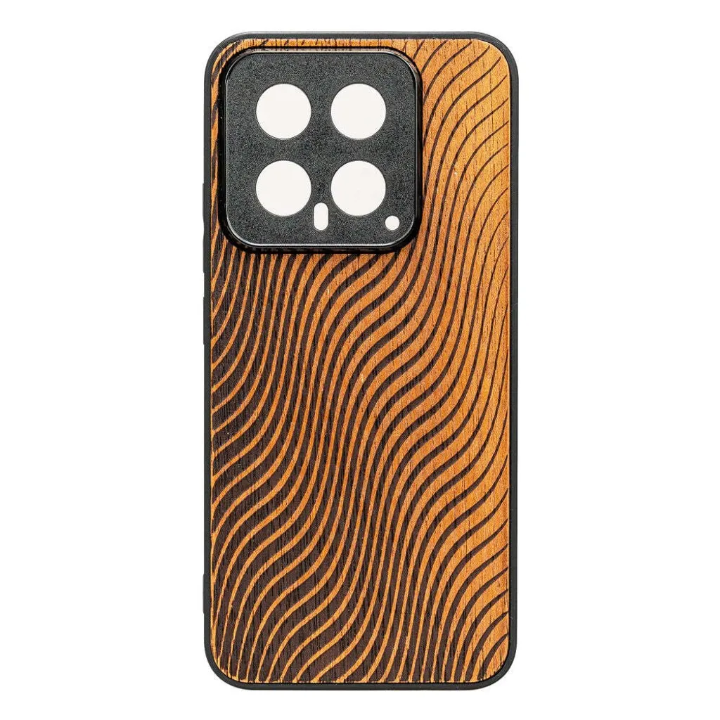 Cover Legno Xiaomi 14 Pro Bewood Merbauwellen | Protezione Artigianale