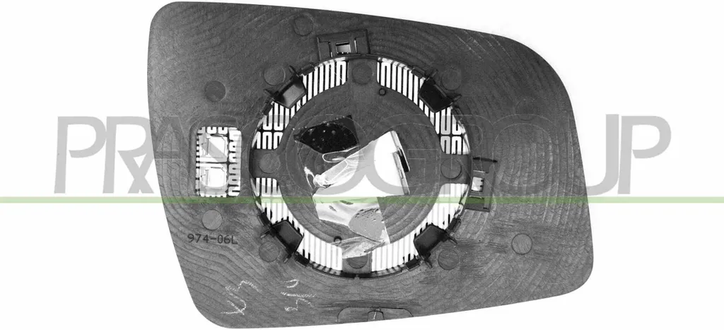 PRASCO OP7177514 Verre de Rétroviseur Gauche pour Opel Zafira B OE 13302181