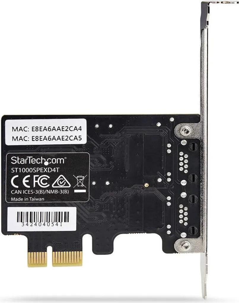 Carte réseau Startech ST1000SPEXD4T pour la virtualisation serveur