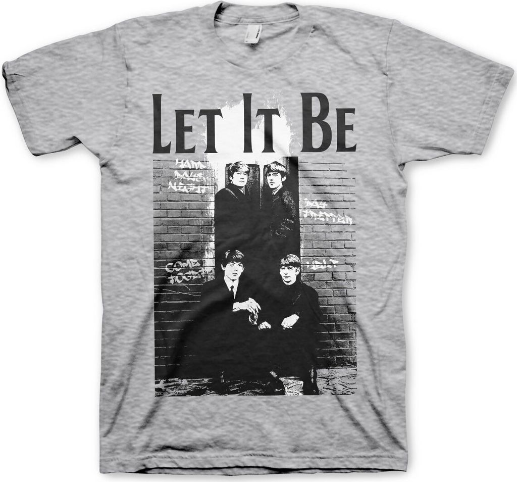 Beatles - Let It Be T-Shirt - XX-Large - Heather-Grey