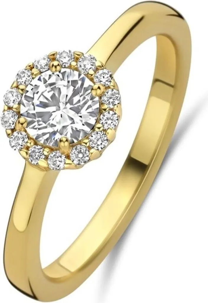 Anello New Bling 9NB-1538-60 in Oro Giallo 14kt - Look Chic Donna