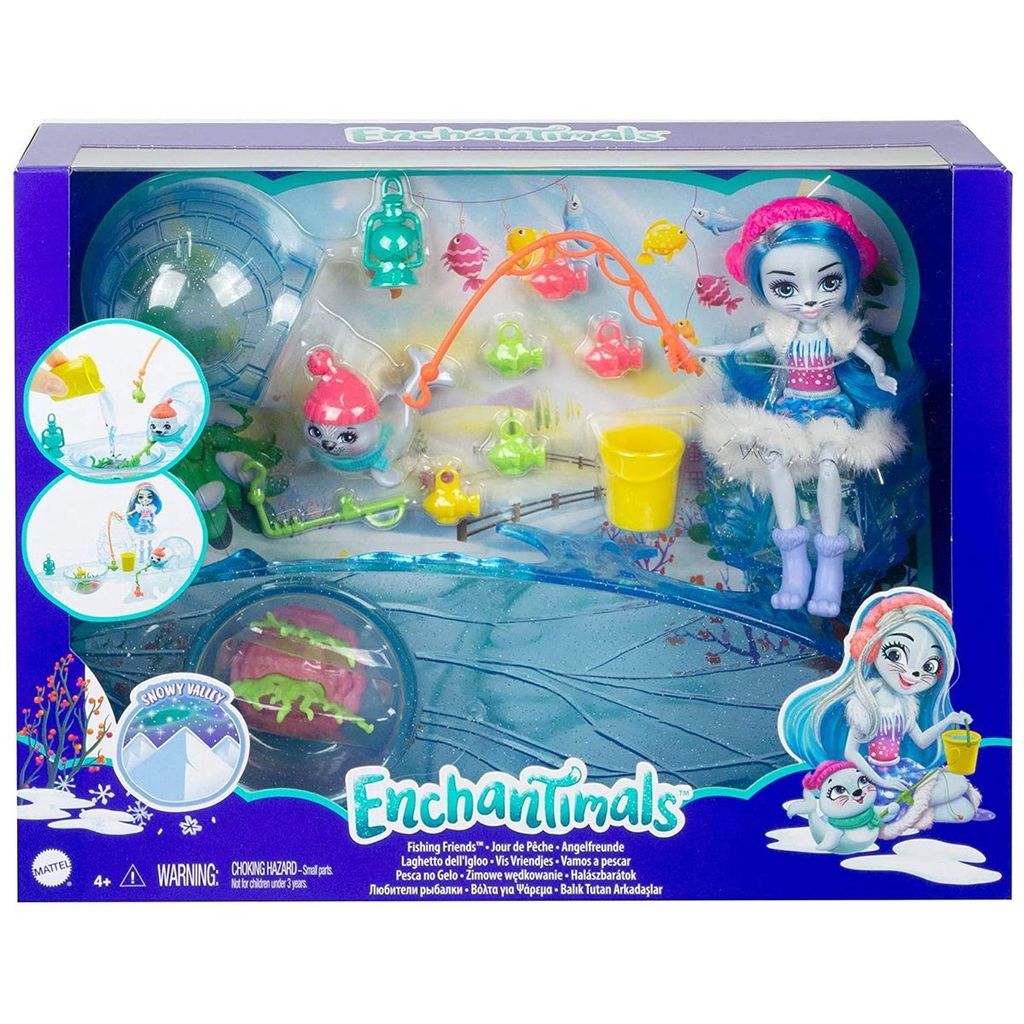 Mattel Enchantimals GJX48 Spielset Sashay Seal Puppe (16 Produktbild 
