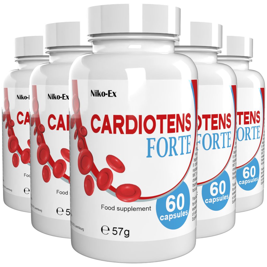 Cardiotens Forte - 300 Kapseln (5x60) hochdosiert - Produktbild 