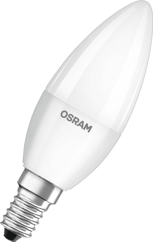 OSRAM LED Kerzenlampe matt E14 4,9W 470lm warmweiss 2700K wie 40W