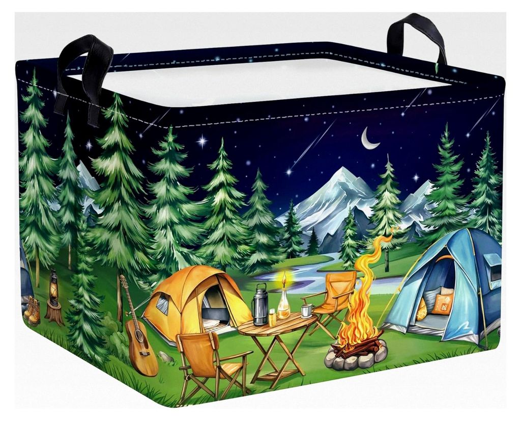 Nachtcamping Wäschekorb für den Außenbereich, 36L