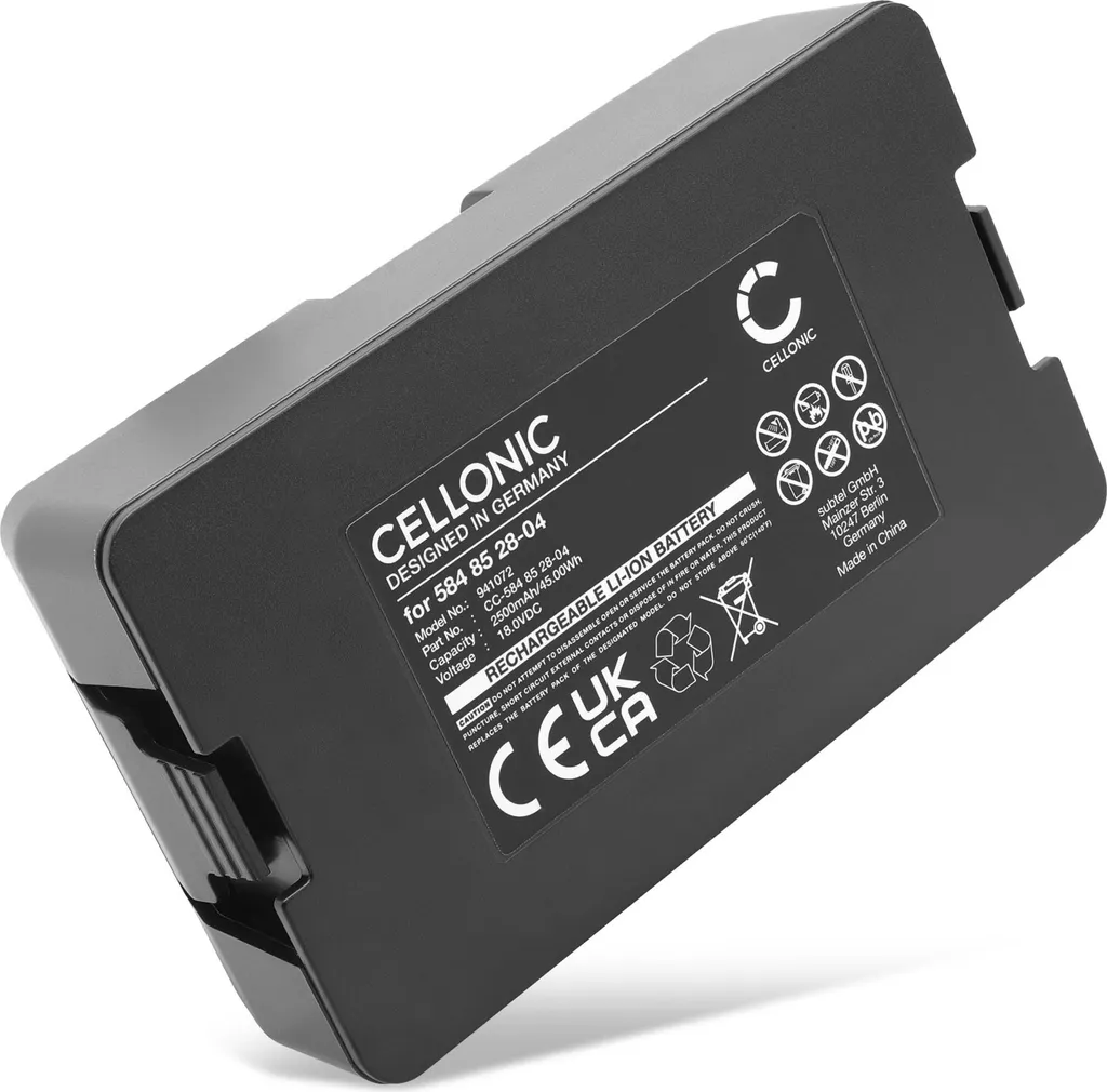 Batteria 2500mAh per Robot Tagliaerba Gardena e Husqvarna | 18V Li-ion