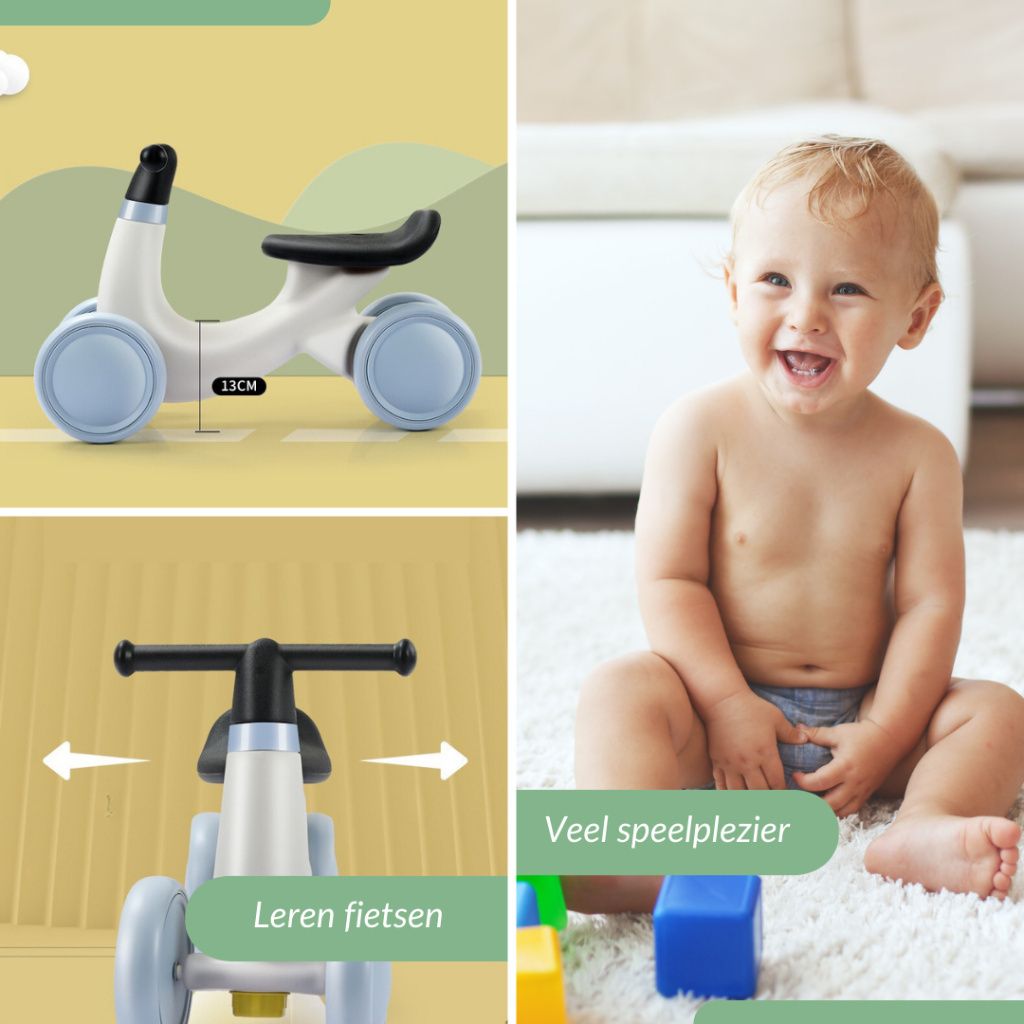 Buxibo – Laufrad LEO – mit 4 Rädern – ohne Pedale und Produktbild 6