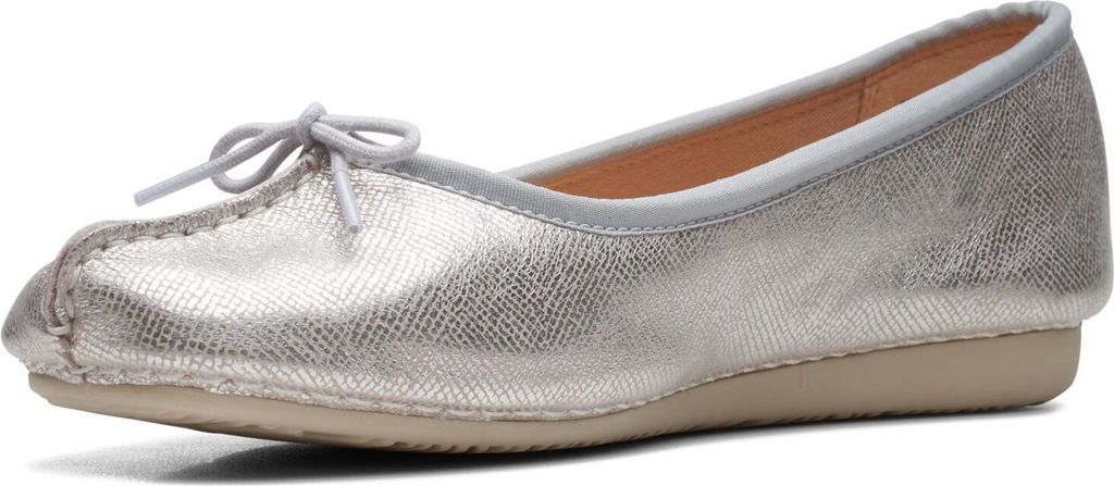 Clarks Freckle Ice - Silber Metallic Leder Größe: 39 Normal