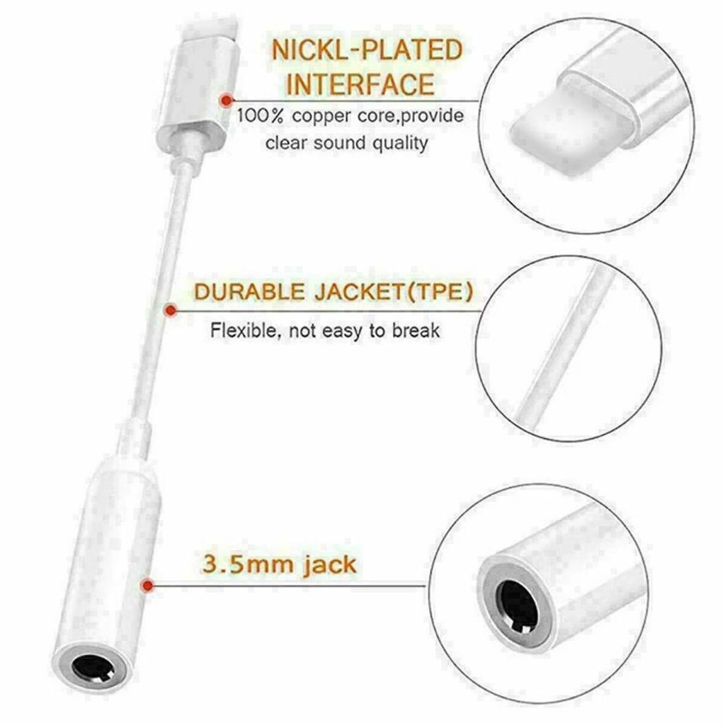 Audio Iphone Aux für Apple Adapter auf Klinke Kabel Produktbild 4