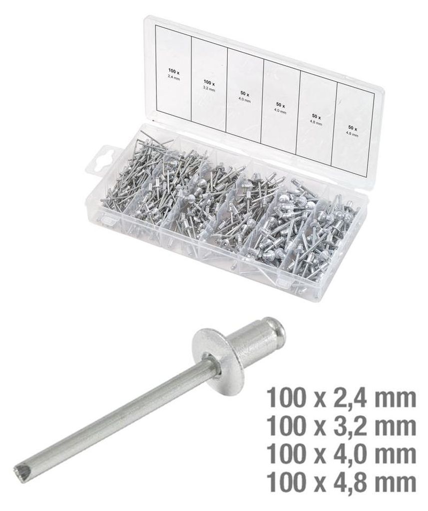KSTOOLS Assortiment de rivets x400 - 970.0150 Image du produit 