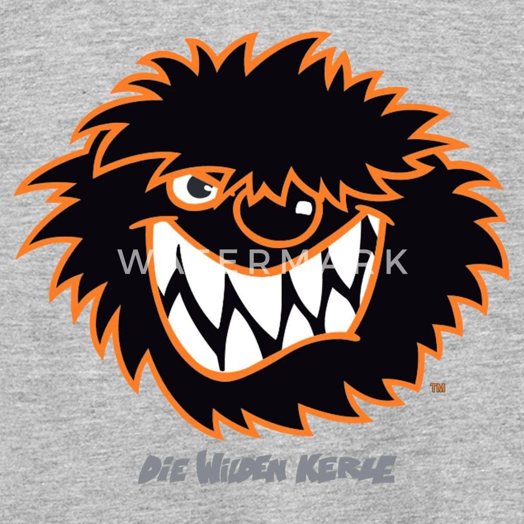 Spreadshirt Die Wilden Kerle Kerl Porträt Kinder T-Shirt, 110/116 (5-6 Jahre), Grau meliert