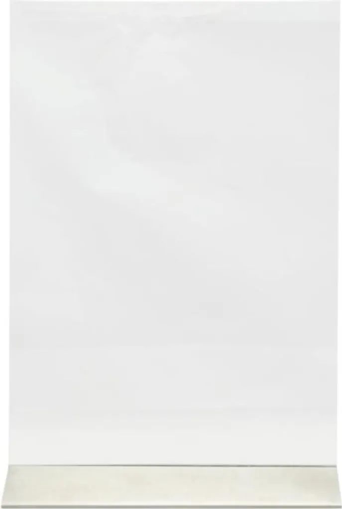 Solution d'affichage stable A4 : présentoir acrylique anti-bascule