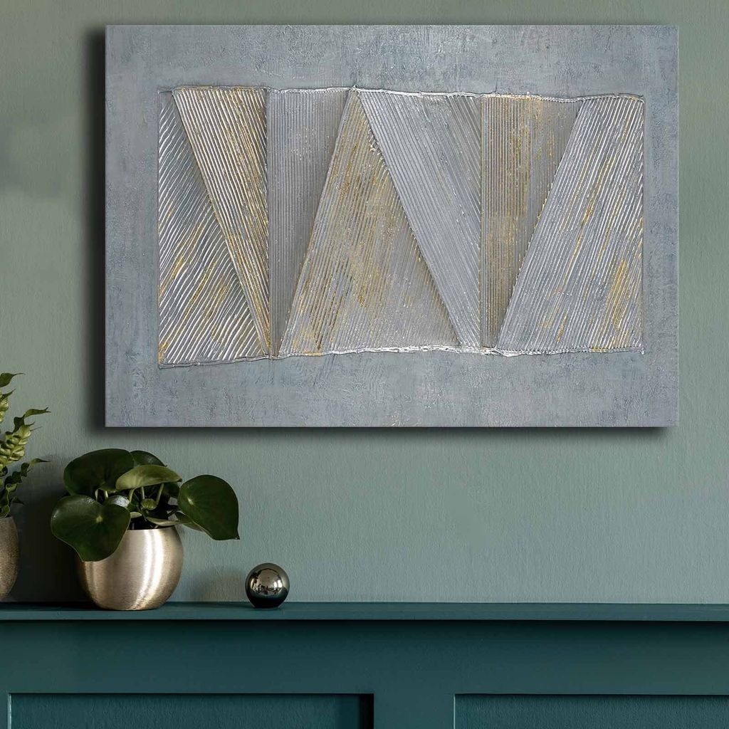 Wallity, 70100GSC-032, Dekorative Leinwandmalerei, Mehrfarbig, 100 % LEINWAND, 70 x 100 cm