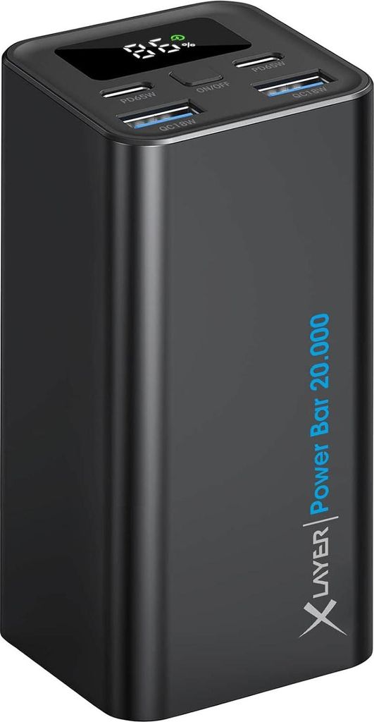XLayer Power Bar, 20000 mAh, Lithium-Ion (Li-Ion), Quick Produktbild 