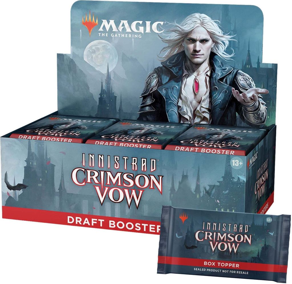 Wizards of the Coast Magic the Gathering Innistrad: Crimson Vow Draft-Booster Display (36) englisch