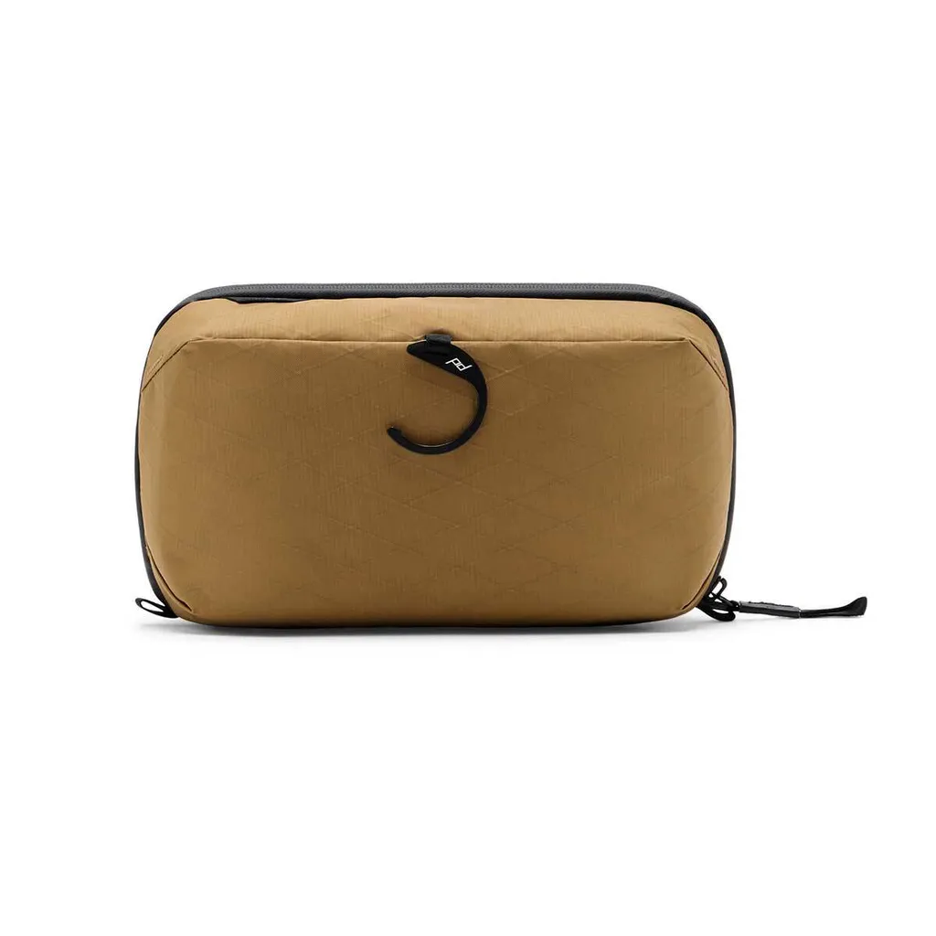 Peak Design Wash Pouch Coyote: Beauty Case Viaggio X-Pac Resistente - 5