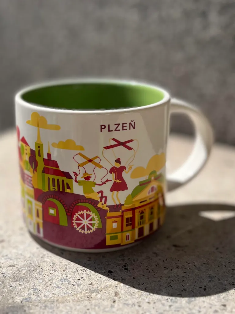 Mug Starbucks You Are Here Plzen 2025 - Pilsen République Tchèque 414ml