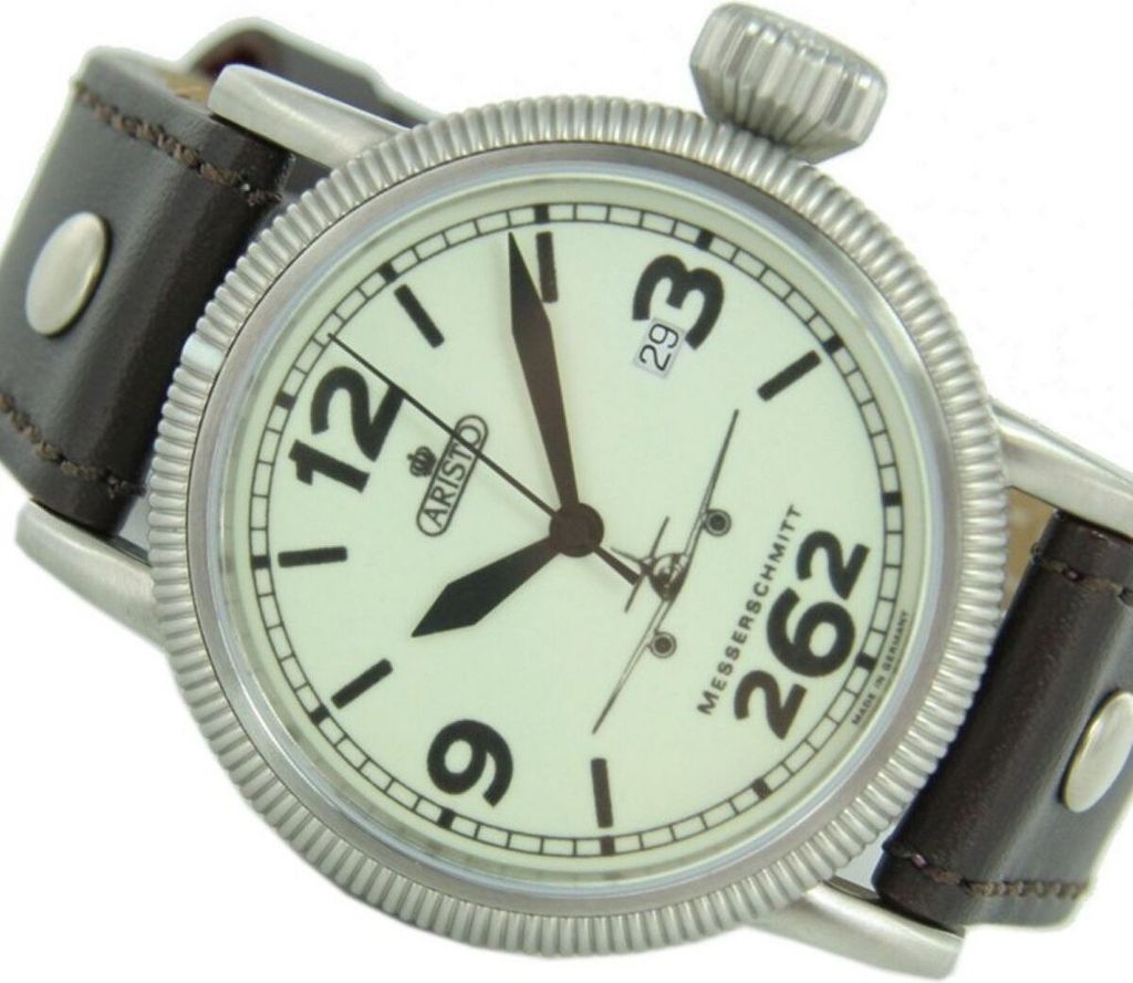 Aristo Herren Messerschmitt Uhr Fliegeruhr ME 262 Automatik Produktbild 