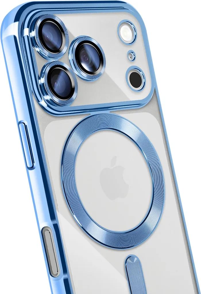Avizar iPhone 17 Pro Max MagSafe Case - Blue Chrome Protection - 3