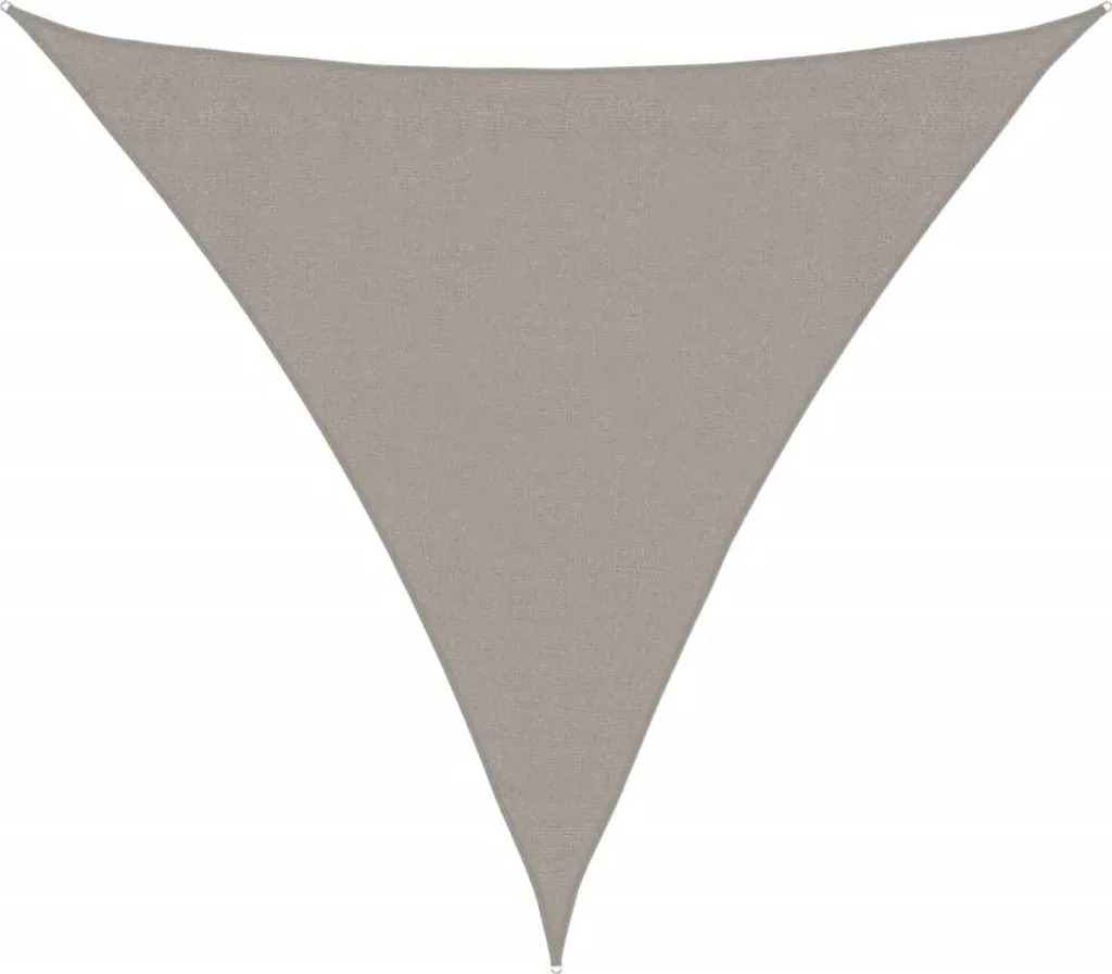 Tenda da Sole Triangolare 3,6m HDPE Grigio - Vela Ombreggiante Online