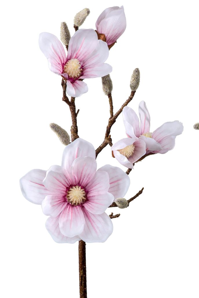 künstlicher Magnolienzweig REAL TOUCH rosa H. 88cm Formano Kunstblumen