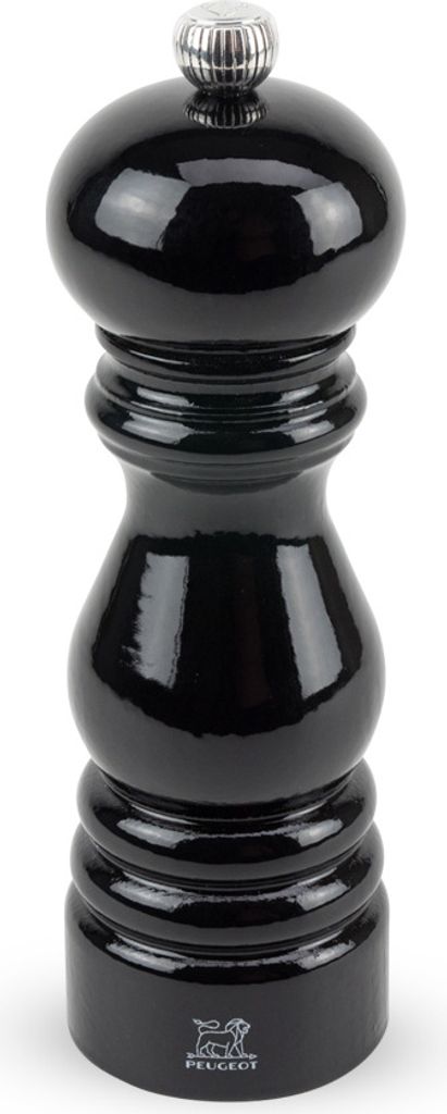 PEUGEOT Salzmühle PARIS 18cm Schwarz Lackiert Buchenholz Stahlmahlwerk