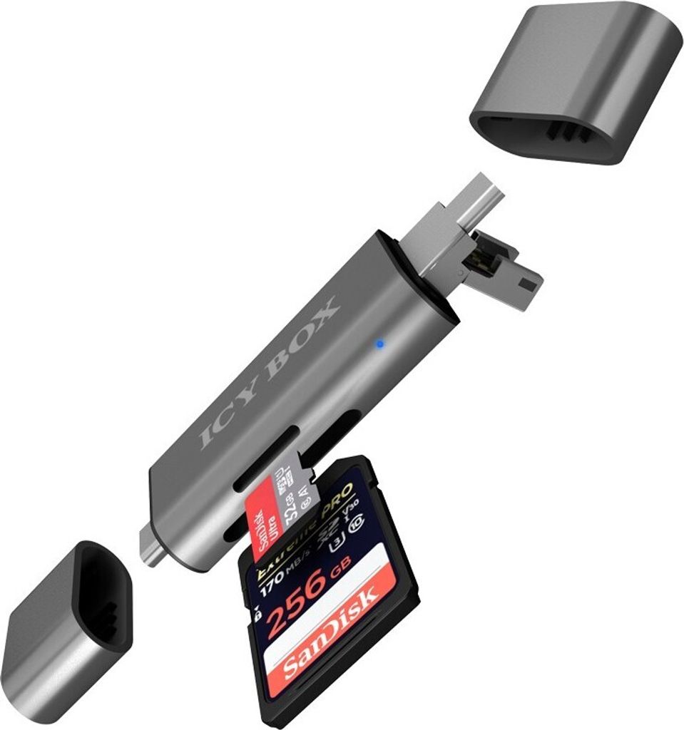 Icy Box 60068 IB-CR200-C USB Type-C Immagine del prodotto 