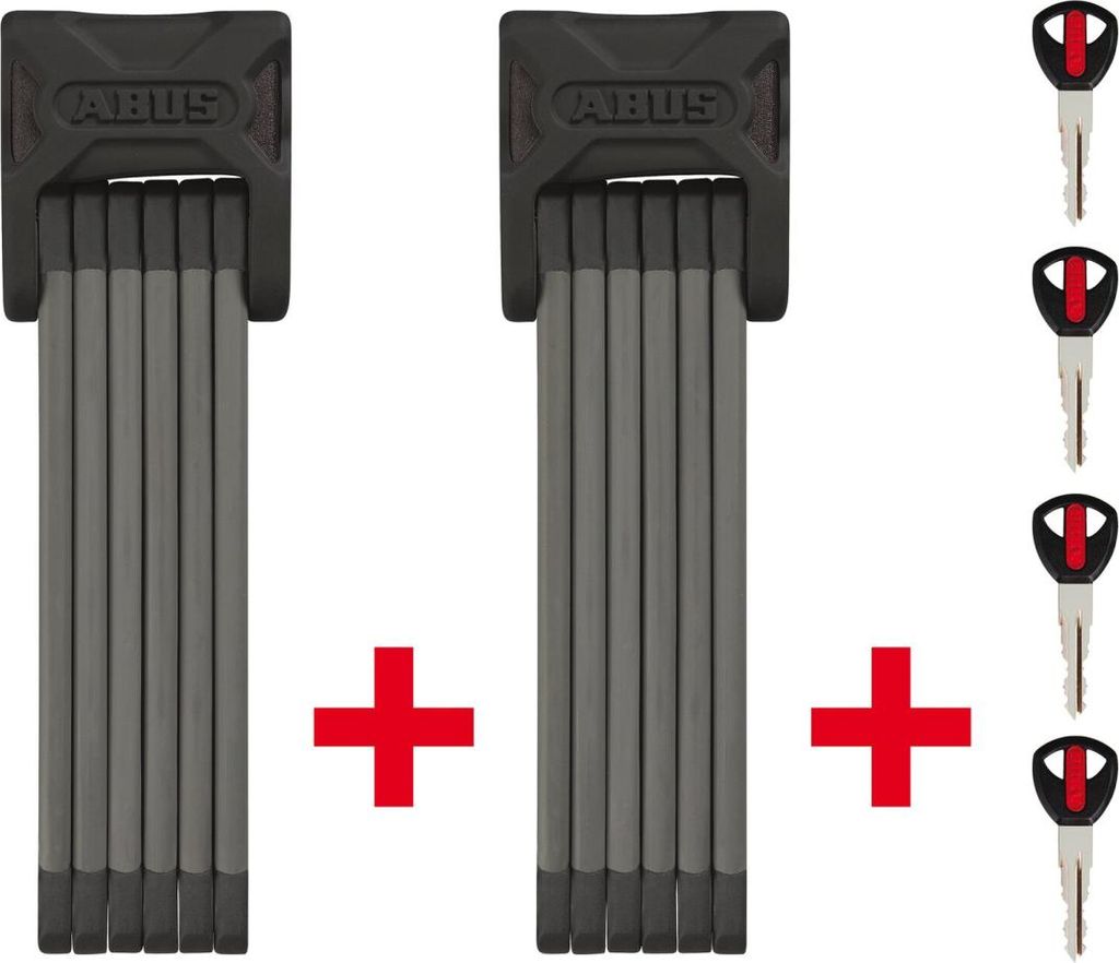 Abus Bordo 6000K/90 SH Twinset Black Zámok Obrázok produktu 